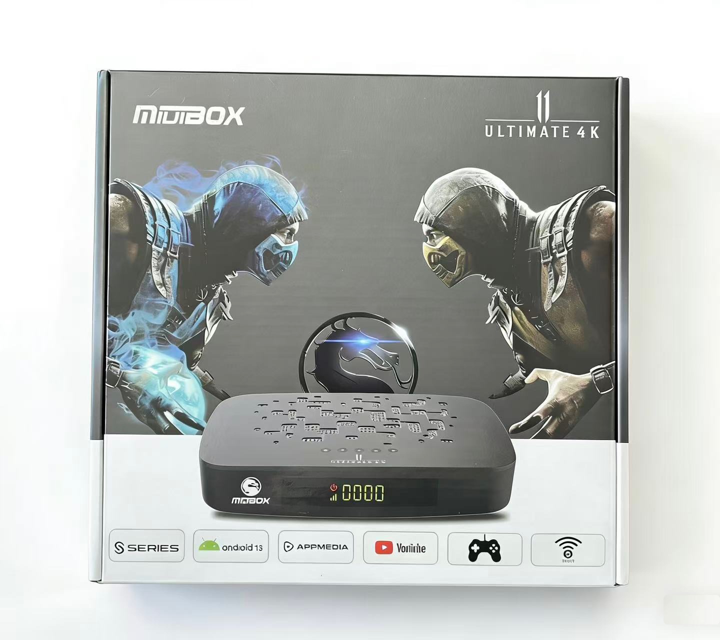 RECEPTOR SATELITAL MIUIBOX ULTIMATE ANDROID UHD WI-FI