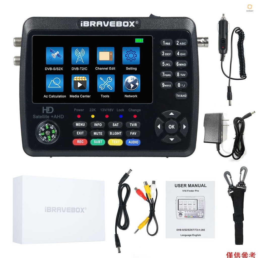 SATFINDER DIGITAL iBRAVEBOX V10 FINDER PRO S2 + T2 + C HIBRIDO - Imagen 3
