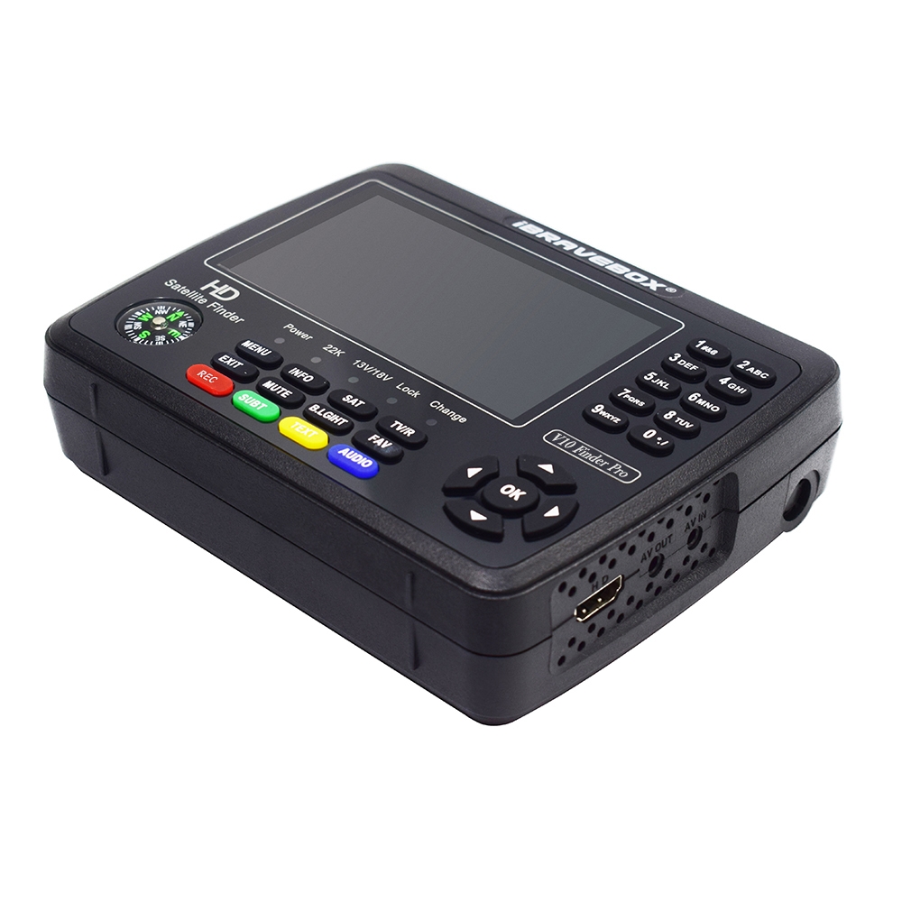 SATFINDER DIGITAL iBRAVEBOX V10 FINDER PRO S2 + T2 + C HIBRIDO - Imagen 4